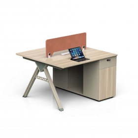 New Luxury Staff Office Desk with Drawers Office Furniture Office Workstation 4 People Computer Desk